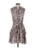 Saloni Print Gray Casual Dress Size 0 - photo 1