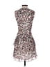 Saloni Print Gray Casual Dress Size 0 - photo 2