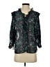 By Anthropologie 100% Polyester Teal 3/4 Sleeve Blouse Size S - photo 1