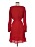 Ann Taylor LOFT 100% Polyester Red Casual Dress Size 8 - photo 2
