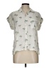 Rails Tropical Ivory Short Sleeve Blouse Size L - photo 1