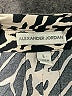 Alexander Jordan 100% Rayon Animal Print Black Long Sleeve Blouse Size L - photo 7