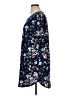 Natori Floral Blue Short Sleeve T-Shirt Size XL - photo 5