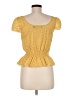 Minkpink Yellow Short Sleeve Top Size M - photo 2