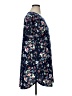 Natori Floral Blue Short Sleeve T-Shirt Size XL - photo 4
