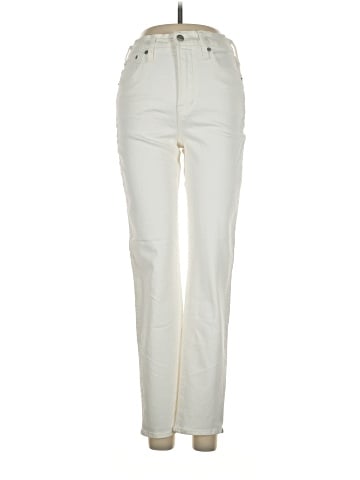Madewell The High-Rise Perfect Vintage Jean in Tile White (view 1)