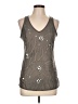 WD.NY 100% Polyester Gray Sleeveless Top Size S - photo 1