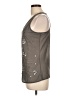 WD.NY 100% Polyester Gray Sleeveless Top Size S - photo 5
