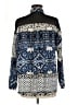 Topshop 100% Polyester Paisley Blue Long Sleeve Blouse Size 6 - photo 2
