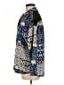 Topshop 100% Polyester Paisley Blue Long Sleeve Blouse Size 6 - photo 5