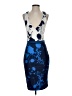 Ted Baker London Graphic Blue Cocktail Dress Size 4 (1) - photo 1