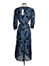 Parker Paisley Blue Cocktail Dress Size 6 - photo 2