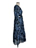 Parker Paisley Blue Cocktail Dress Size 6 - photo 4