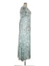 Mac Duggal 100% Polyester Silver Cocktail Dress Size 18 - photo 4