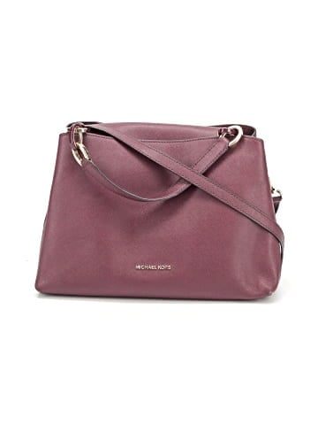 MICHAEL Michael Kors Leather Satchel (view 1)