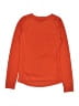 Lands' End 100% Polyester Orange Long Sleeve T-Shirt Size 14 - 16 - photo 2