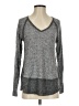 Mystree Gray Long Sleeve Top Size S - photo 1