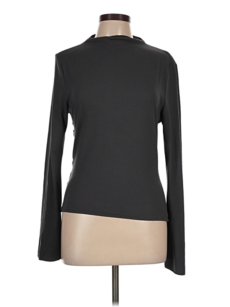 Pre-owned Shein Long Sleeve Turtleneck In Black