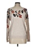 Daniel Rainn Floral Tan Pullover Sweater Size L - photo 1
