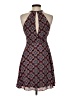 Express Outlet 100% Polyester Paisley Blue Casual Dress Size 0 - photo 2
