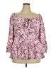 Harry Potter 100% Rayon Pink 3/4 Sleeve Blouse Size 2 - photo 1