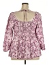 Harry Potter 100% Rayon Pink 3/4 Sleeve Blouse Size 2 - photo 2