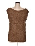 Brochu Walker Brown Short Sleeve Top Size S - photo 1