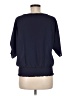MICHAEL Michael Kors Blue 3/4 Sleeve Top Size M - photo 2