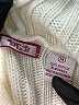 Deb 100% Acrylic Ivory Cardigan Size M - photo 7