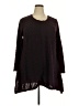 Avenue Burgundy 3/4 Sleeve Top Size 20 - photo 1