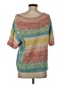 Pilcro Color Block Orange Pullover Sweater Size S - photo 2