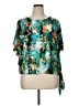 Rafaella Green Short Sleeve Blouse Size XL - photo 1