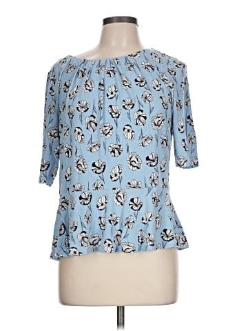 Liz Claiborne Career Short Sleeve Blouse (view 1)