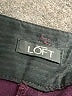 Ann Taylor LOFT Color Block Burgundy Active Pants Size 10 - photo 7