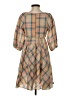 Drew Plaid Tan Casual Dress Size XS - photo 2