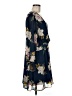 Xhilaration 100% Polyester Floral Blue Casual Dress Size M - photo 4