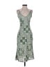 Cider Argyle Green Cocktail Dress Size S - photo 1