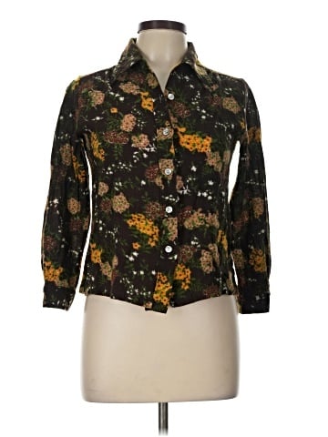 Assorted Brands 3/4 Sleeve Button-Down Shirt (view 1)