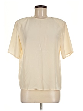 Ann Taylor Short Sleeve Silk Top