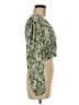 Stradivarius 100% Polyester Green Long Sleeve Blouse Size M - photo 4
