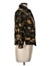 Assorted Brands Floral Brown 3/4 Sleeve Button-Down Shirt Size L - photo 4