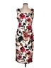 Shein Floral Ivory Cocktail Dress Size 12 - photo 1