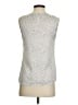 The Limited Outlet 100% Polyester Silver Sleeveless Blouse Size XS - photo 2