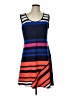 Covington Color Block Blue Casual Dress Size L - photo 1