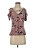 Orange Kiss Pink Short Sleeve Top Size S - photo 1