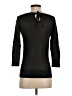Next 100% Cotton Black 3/4 Sleeve Top Size UK 6 / US 2 - photo 2