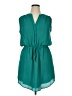Gap 100% Polyester Solid Teal Casual Dress Size XL - photo 1