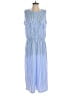 Spense 100% Polyester Stripes Blue Jumpsuit Size 14 - photo 1