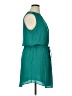 Gap 100% Polyester Solid Teal Casual Dress Size XL - photo 4