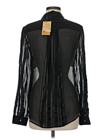 Le Superbe Long Sleeve Silk Top (view 2)